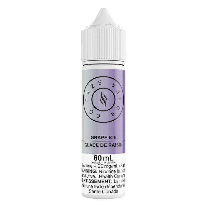 Faze Vapor Co 60 mL Salts - Grape Ice