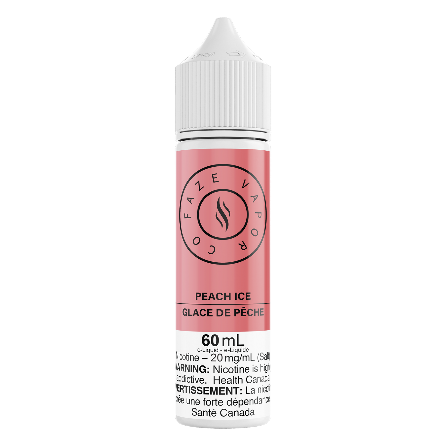 Faze Vapor Co 60 mL Salts - Peach Ice