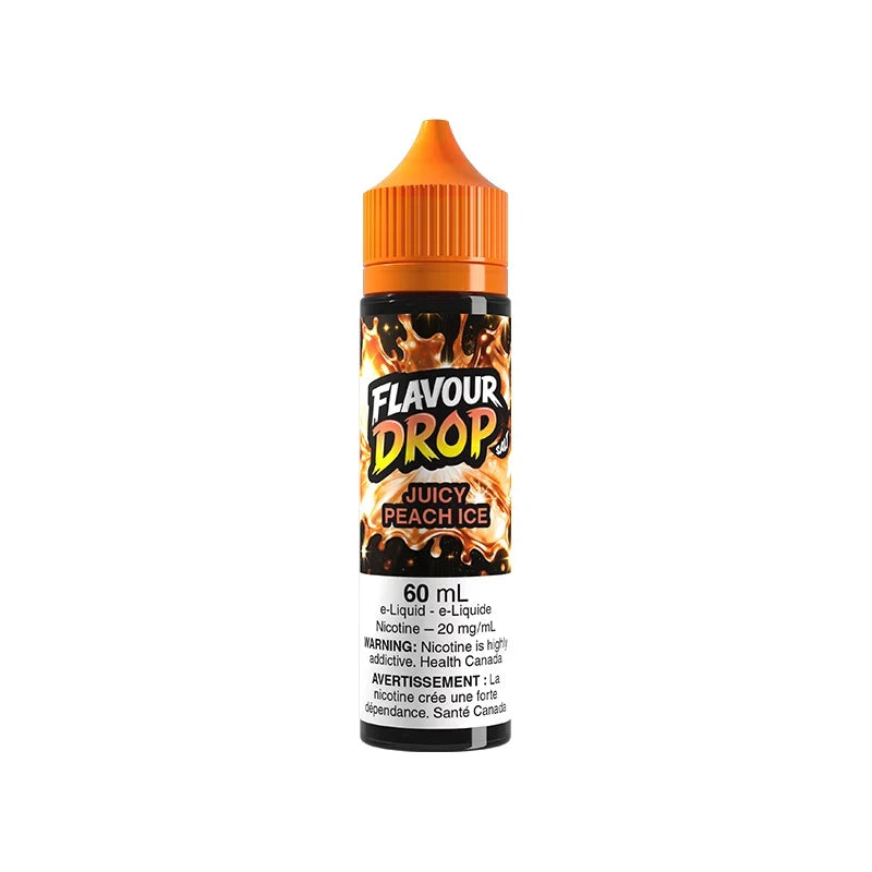 Flavour Drop 60mL Salt - Juicy Peach Ice