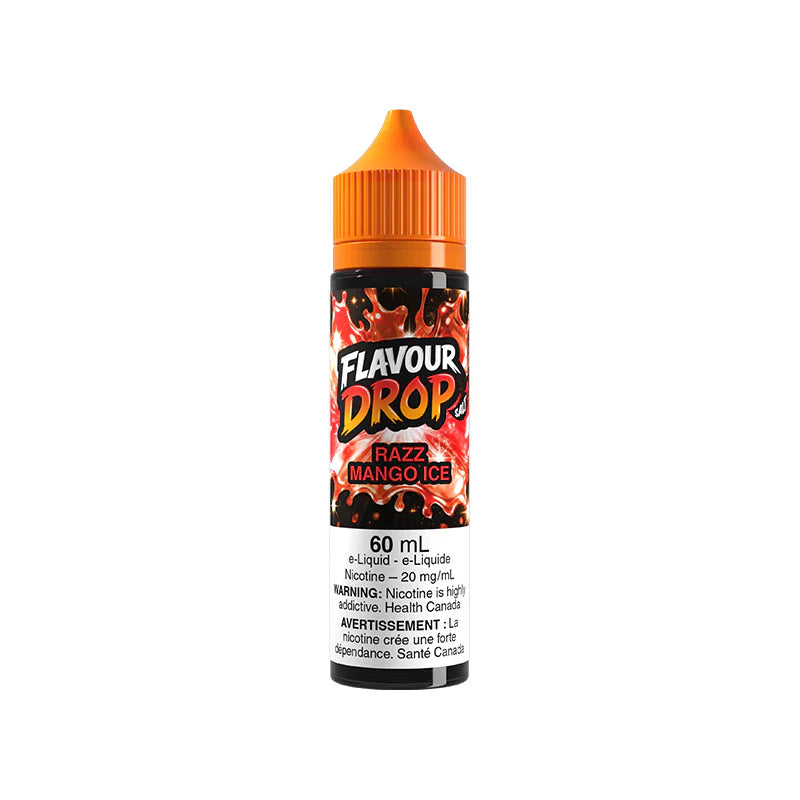 Flavour Drop 60mL Salt - Razz Mango Ice