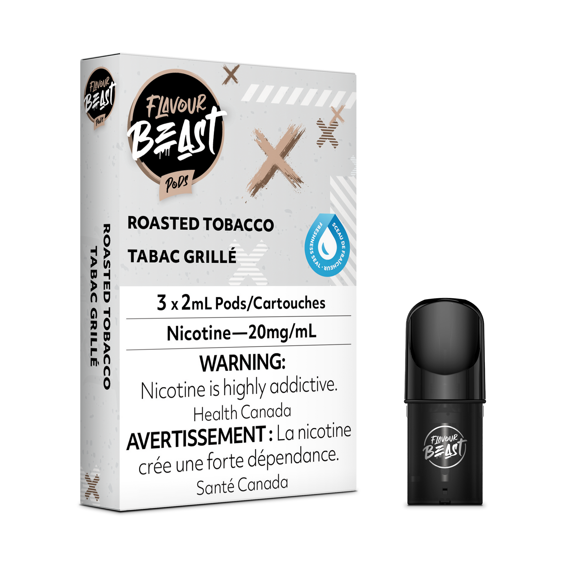 Flavour Beast STLTH/ALLO S-Pod Pack Flavor Roasted Tobacco 