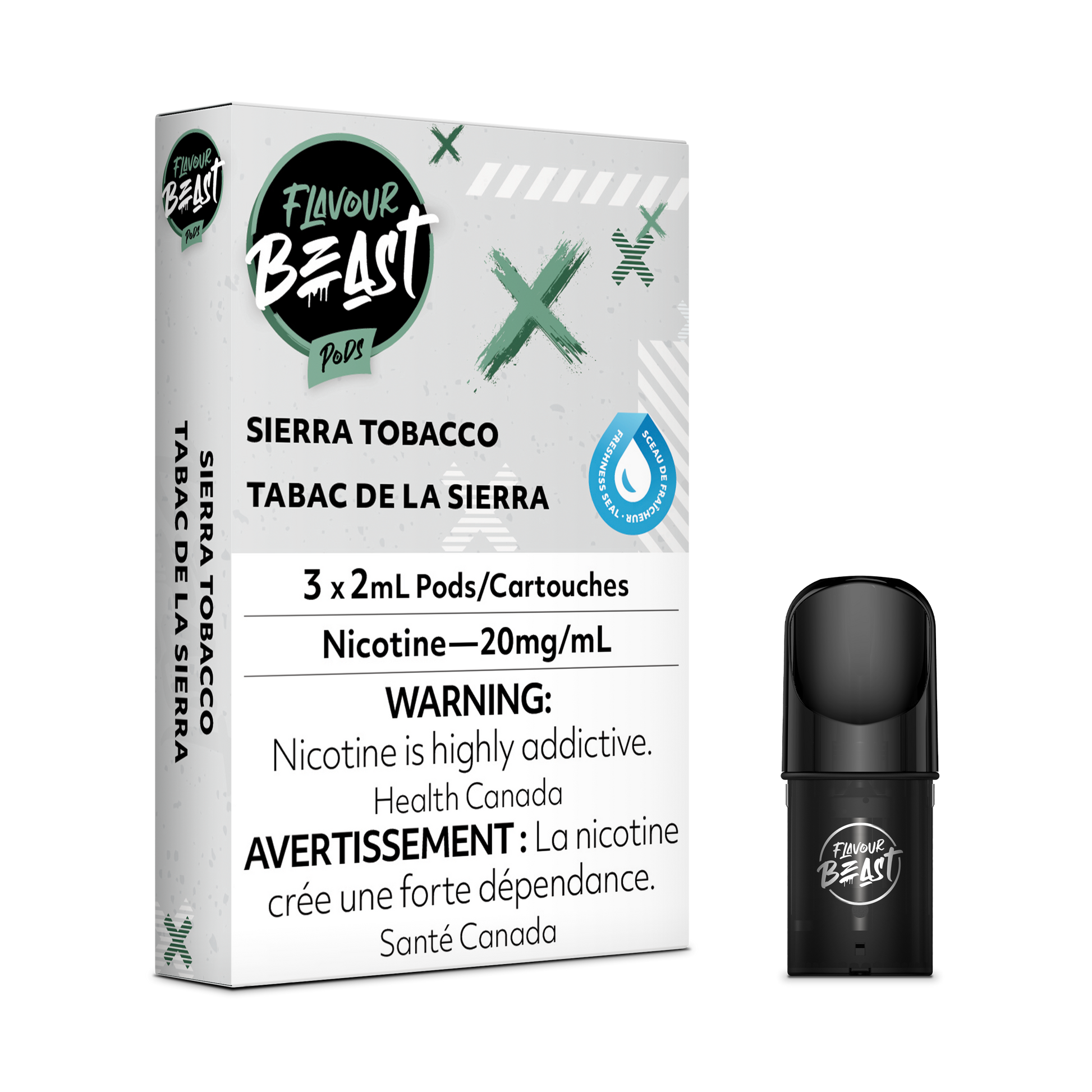 Flavour Beast STLTH/ALLO S-Pod Pack Flavor Sierra Tobacco