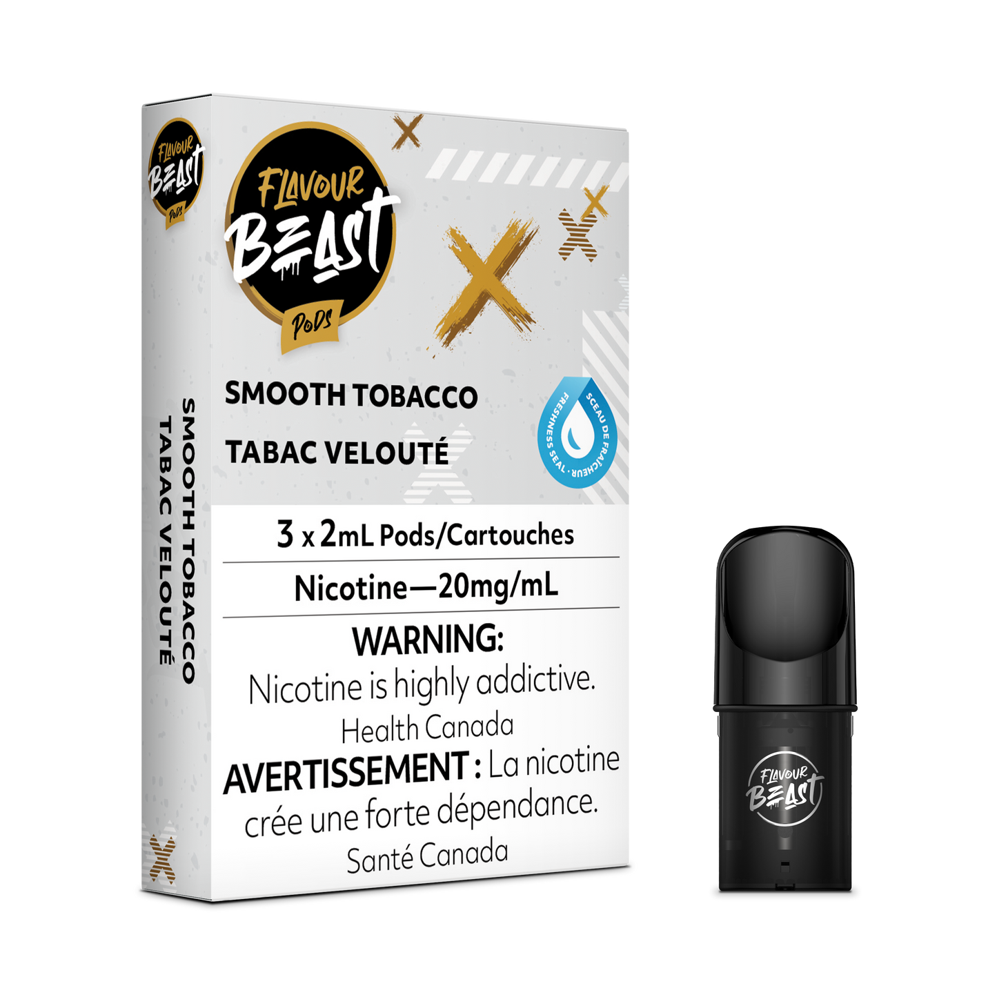 Flavour Beast STLTH/ALLO S-Pod Pack Flavor Smooth Tobacco