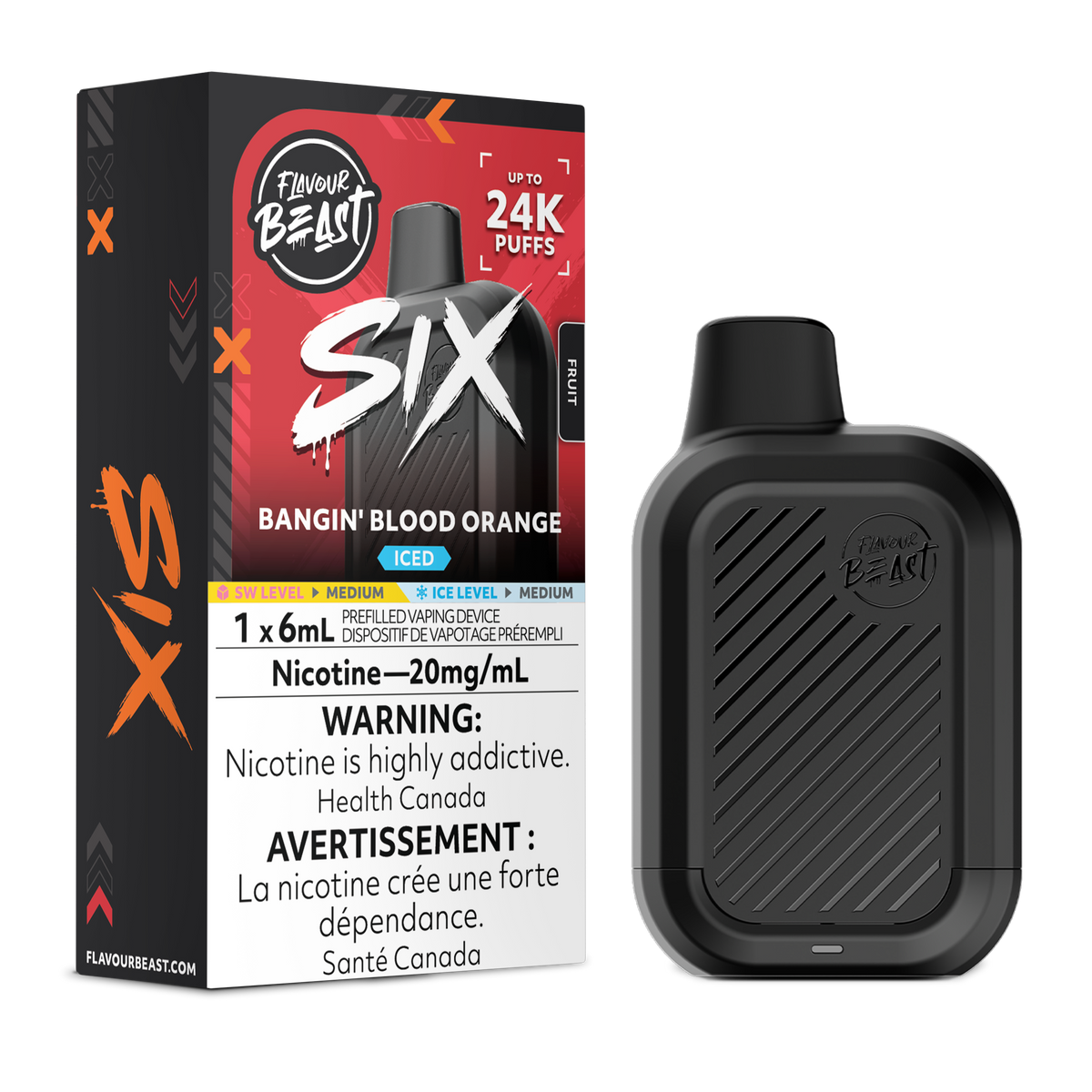 Flavour Beast SIX Disposable Vape 6mL
