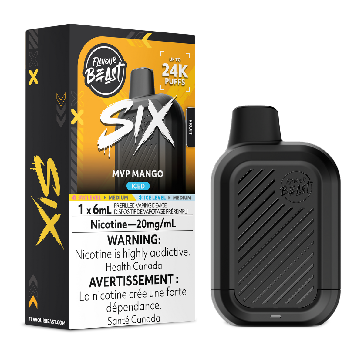 Flavour Beast SIX Disposable Vape 6mL