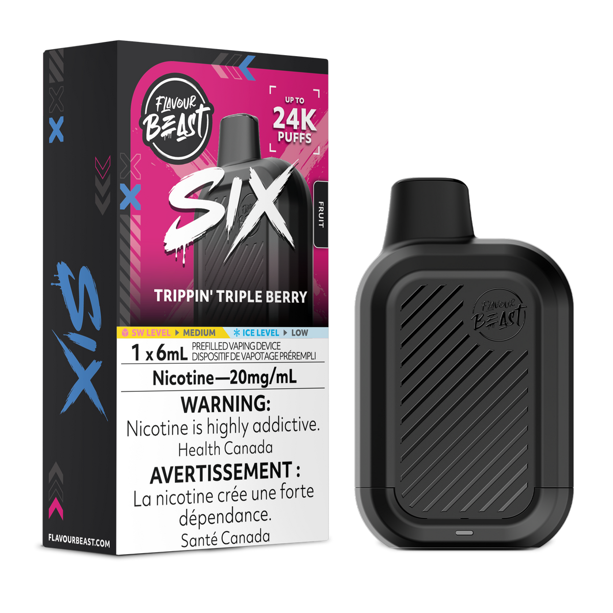 Flavour Beast SIX Disposable Vape 6mL