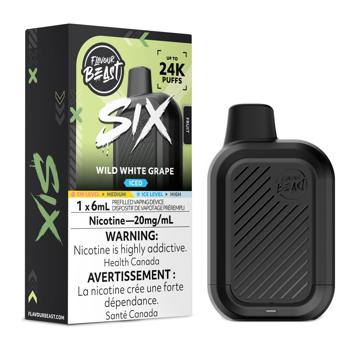 Flavour Beast SIX Disposable Vape 6mL