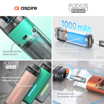 [Last Call] Aspire Flexus Peak Pod Kit 1000mAh 3ml