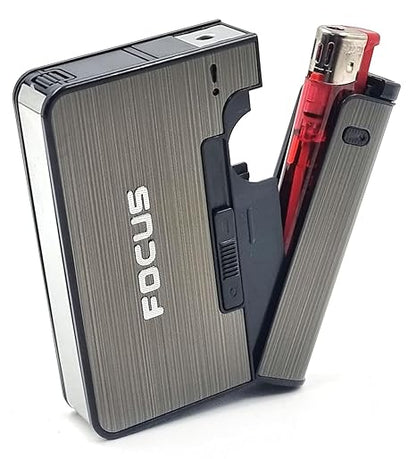 Focus Pioneer Protective Cigarette Case with Lighter Slot