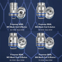 Freemax 904L M Mesh Coil for M Pro 2, Mesh Pro, Fireluke & Fireluke Pro Tank 3pcs