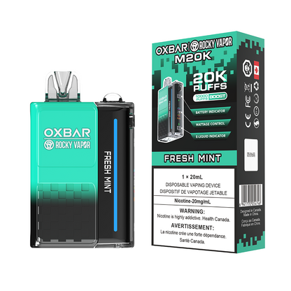 [CLEARANCE] OXBAR X Rocky Vapor M20K Puff Rechargeable Disposable Vape 20ml