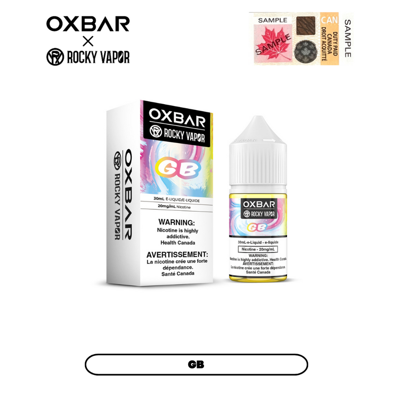 E-liquides Rocky Vapor x Oxbar - FR