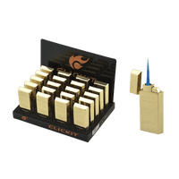 Click-It - Gold Single Flame Lighter