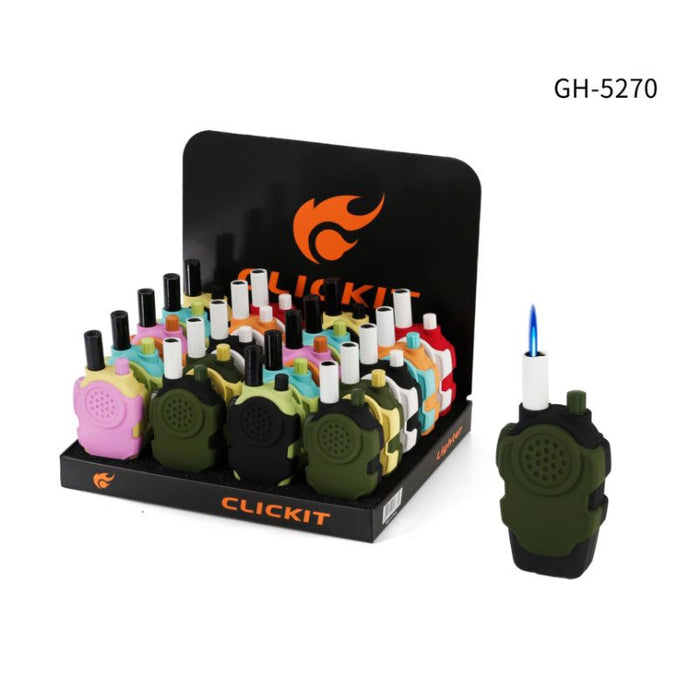 Click-It - Transponder Single Flame Torch Lighter