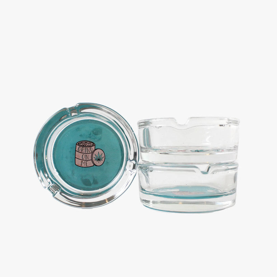 Cendrier en verre Giddy 3"