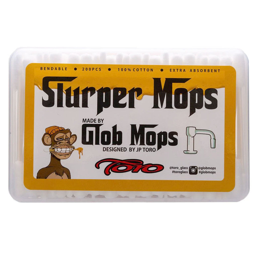 Glob Mops Slurper Mops Cotons-tiges Extra Absorbants (200 Pièces)