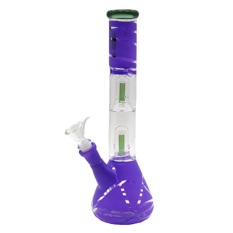 Infyniti 12" Water Bong with Double Splashguard and Ice Catcher