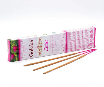 Goloka – Lotus 9″ Incense Sticks (15g)
