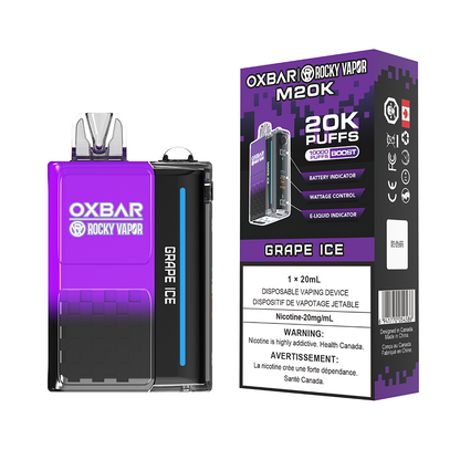[CLEARANCE] OXBAR X Rocky Vapor M20K Puff Rechargeable Disposable Vape 20ml
