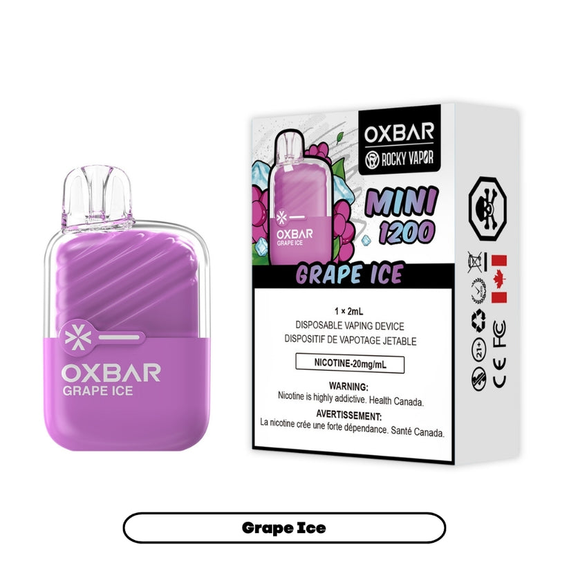 OXBAR X Rocky Vapor Mini 1200 Puff Disposable Vape