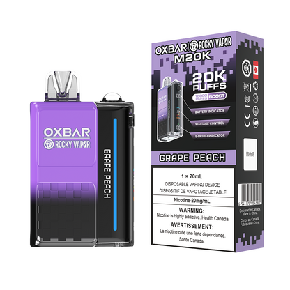 [CLEARANCE] OXBAR X Rocky Vapor M20K Puff Rechargeable Disposable Vape 20ml