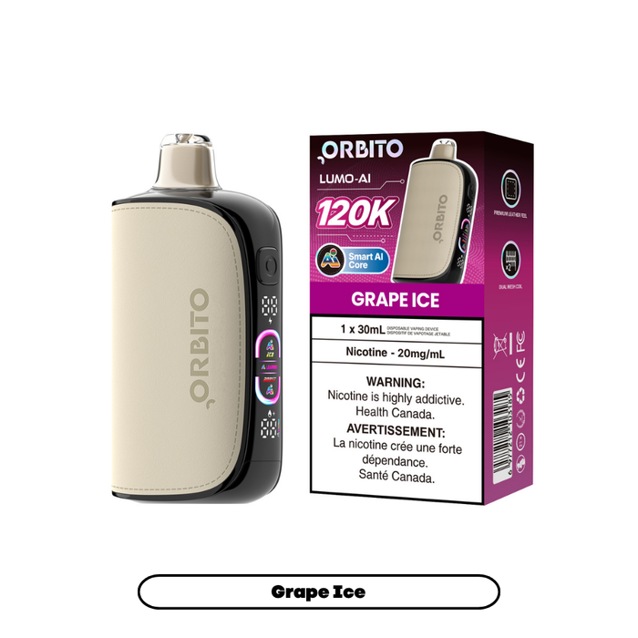 Orbito Lumo AI 120K Disposable Vape 30mL