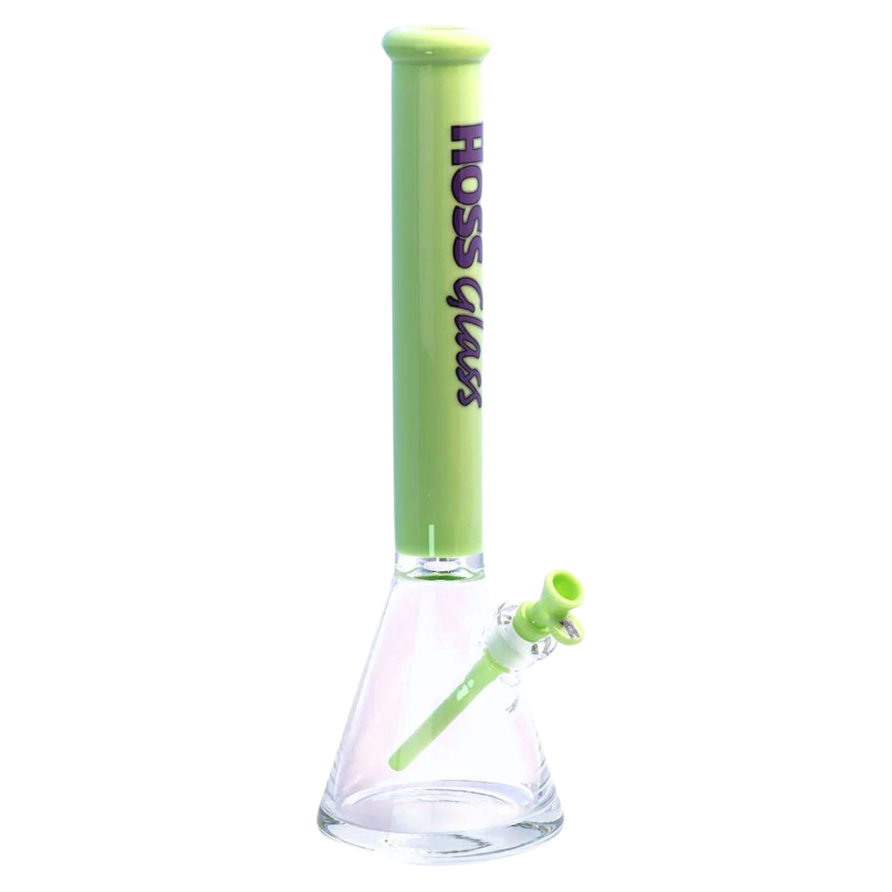 Hoss Glass - 18" 7mm Thick Beaker w/ Coloured Top