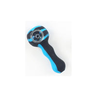 Pipe en silicone avec filtre amovible en verre