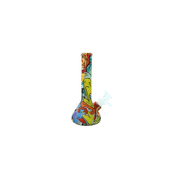 8″ Beaker Silicone Bong Multi