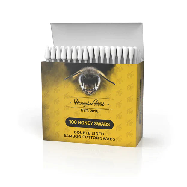 Honeybee Herb - Honey Swabs 100 Pk