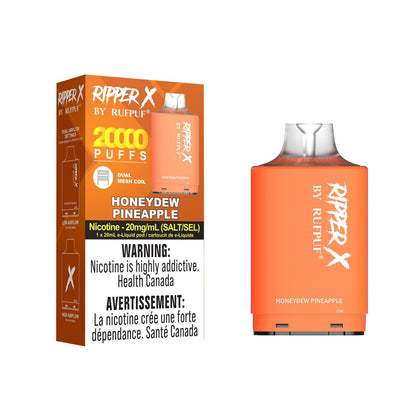 Pod de remplacement Gcore Rufpuf Ripper X 20 ml 20 000 ou 25 000 bouffées niveau X