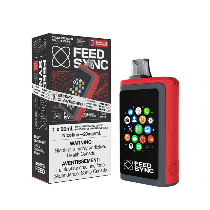 Feed Sync 25k Puff 20mL Rechargeable Disposable Vape