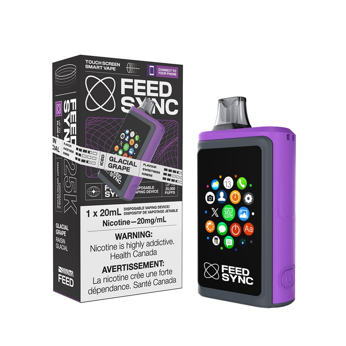 Feed Sync 25k Puff 20mL Rechargeable Disposable Vape