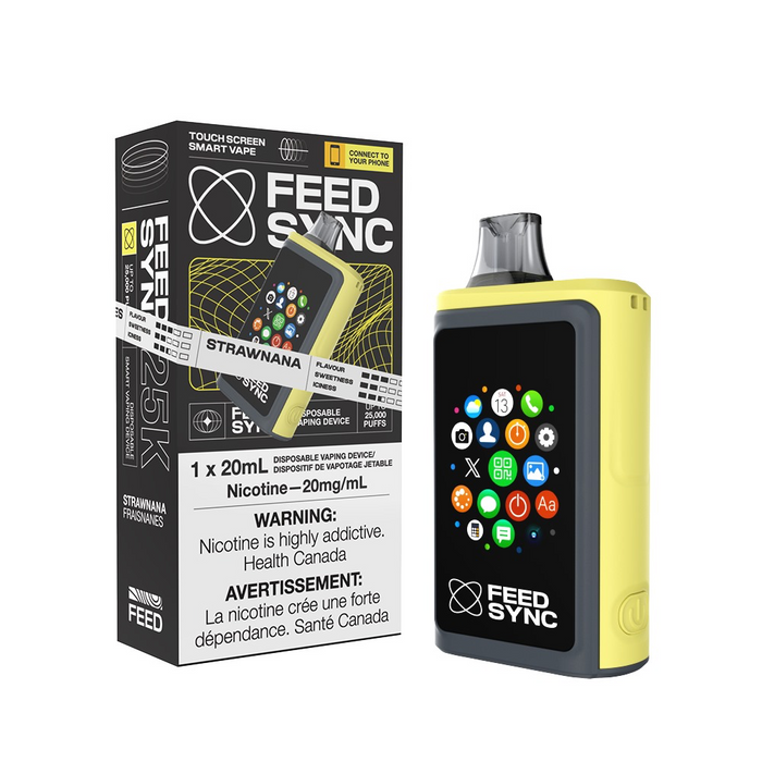 Feed Sync 25k Puff 20mL Rechargeable Disposable Vape