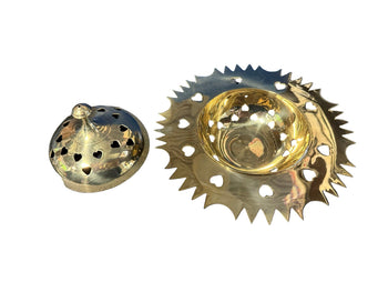 ZenN - Brass Sun Incense Burner