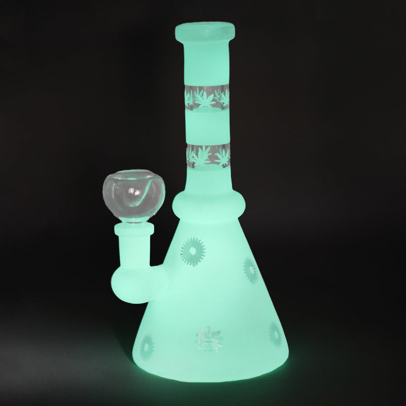 Bong imprimé phosphorescent Infyniti 8"