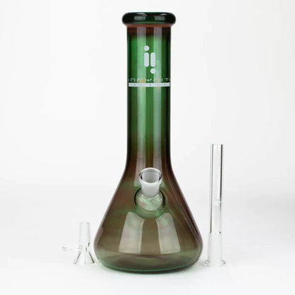 Bong à eau en verre vert Infyniti 12"