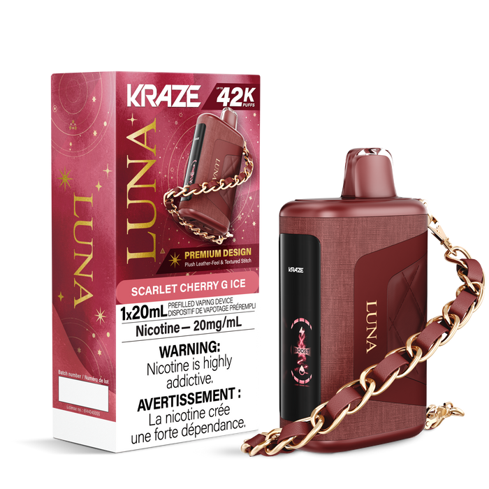 Kraze Luna Rechargeable Disposable Vape 20ml