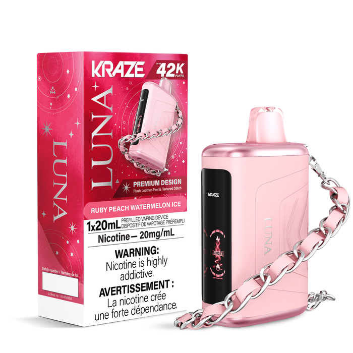 Kraze Luna Rechargeable Disposable Vape 20ml