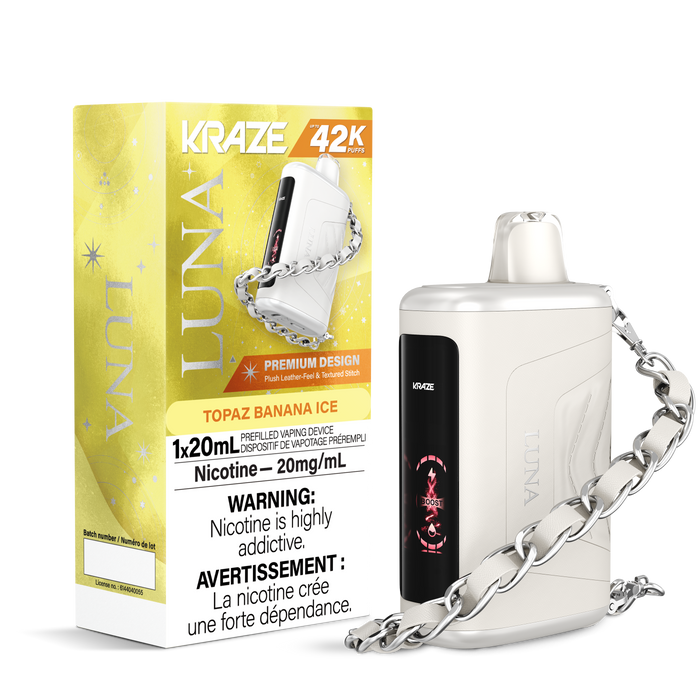 Kraze Luna Rechargeable Disposable Vape 20ml