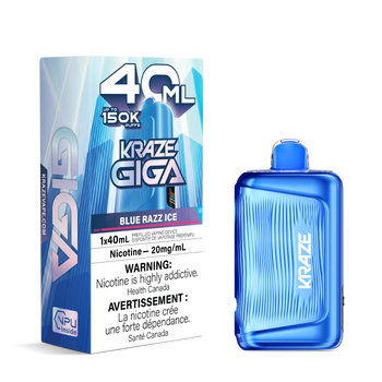 Kraze Giga Rechargeable Disposable Vape 40mL