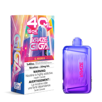 Kraze Giga Rechargeable Disposable Vape 40mL