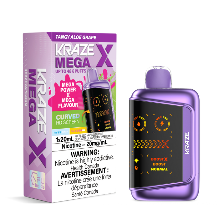 Kraze Mega X Rechargeable Disposable Vape 20mL