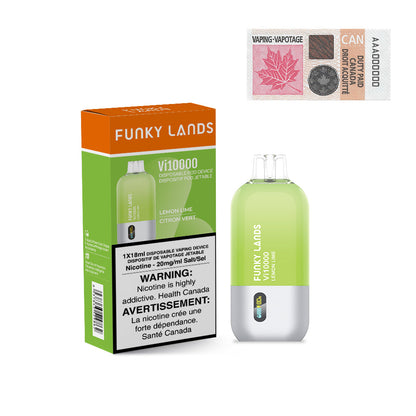 [CLEARANCE] Funky Lands by ElfBar Vi10000 Rechargeable Disposable Vape 18ml
