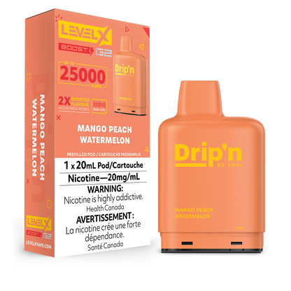 Pod de remplacement Level X Envi Drip'n Boost 20 ml 15 000 bouffées