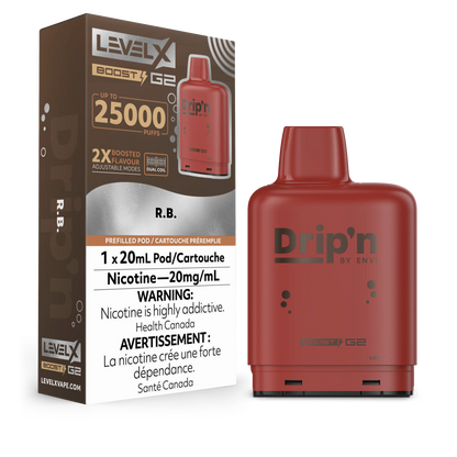 Pod de remplacement Level X Envi Drip'n Boost 20 ml 15 000 bouffées