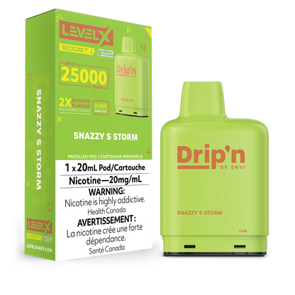 Pod de remplacement Level X Envi Drip'n Boost 20 ml 15 000 bouffées