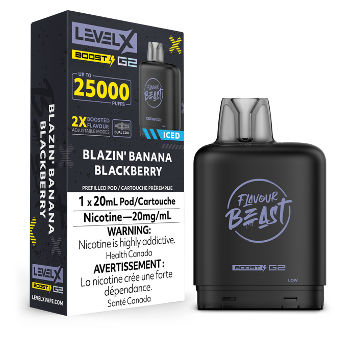 Pod de remplacement Flavour Beast Level X Boost 20 ml 15 000 bouffées