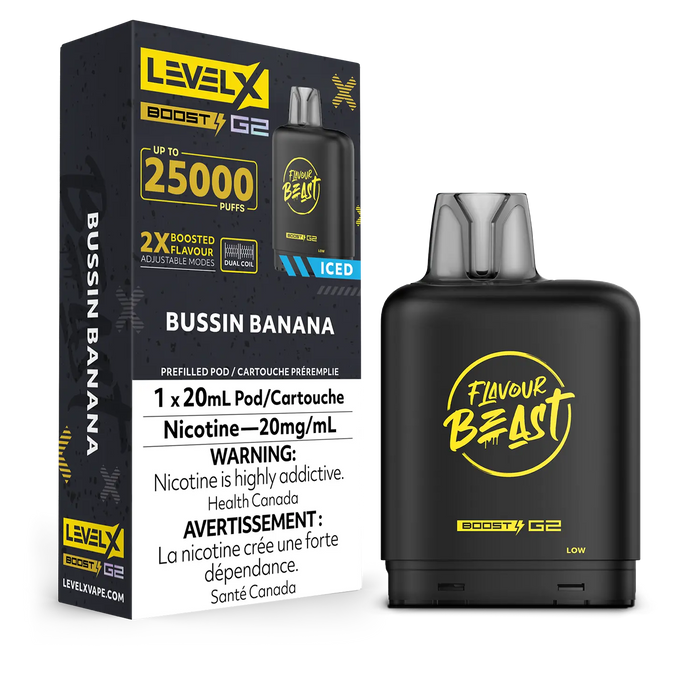 Pod de remplacement Flavour Beast Level X Boost 20 ml 15 000 bouffées