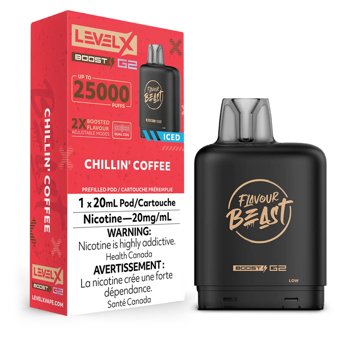 Pod de remplacement Flavour Beast Level X Boost 20 ml 15 000 bouffées